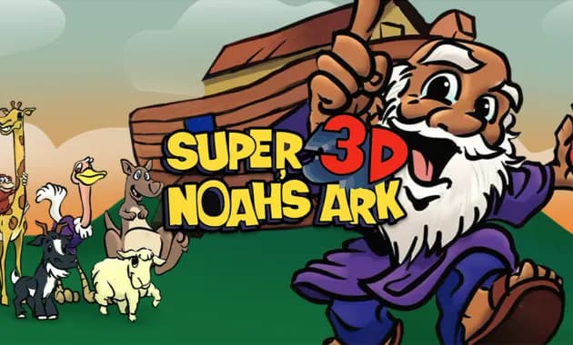 super 3-d noah's ark vertical card thumbnail