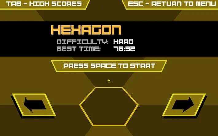 Super Hexagon screenshot screenshot 0