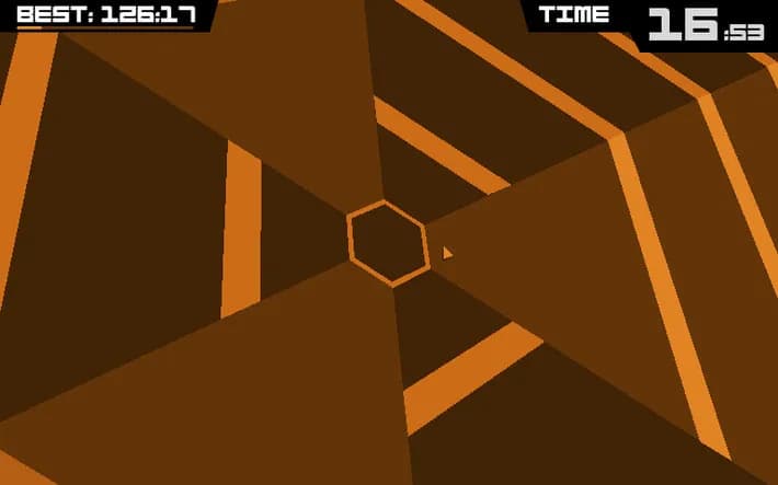 Super Hexagon screenshot screenshot 1