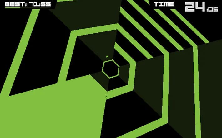 Super Hexagon screenshot screenshot 3