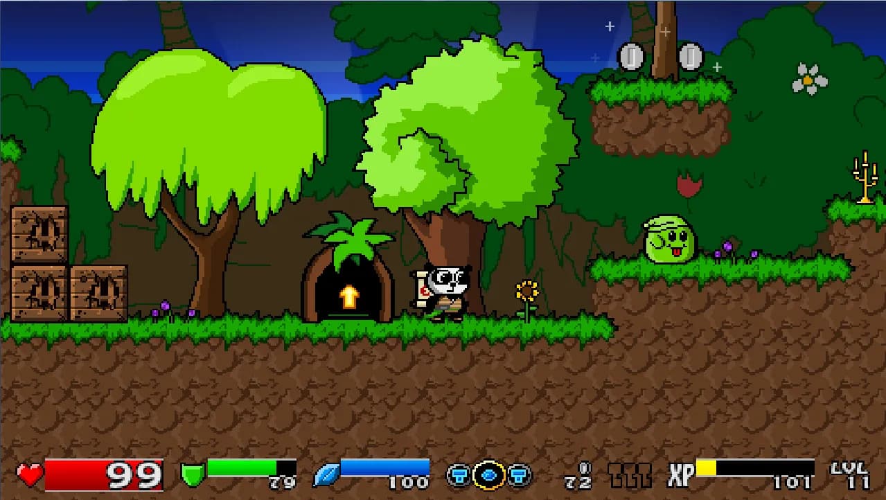 Super Panda Adventures screenshot screenshot 0