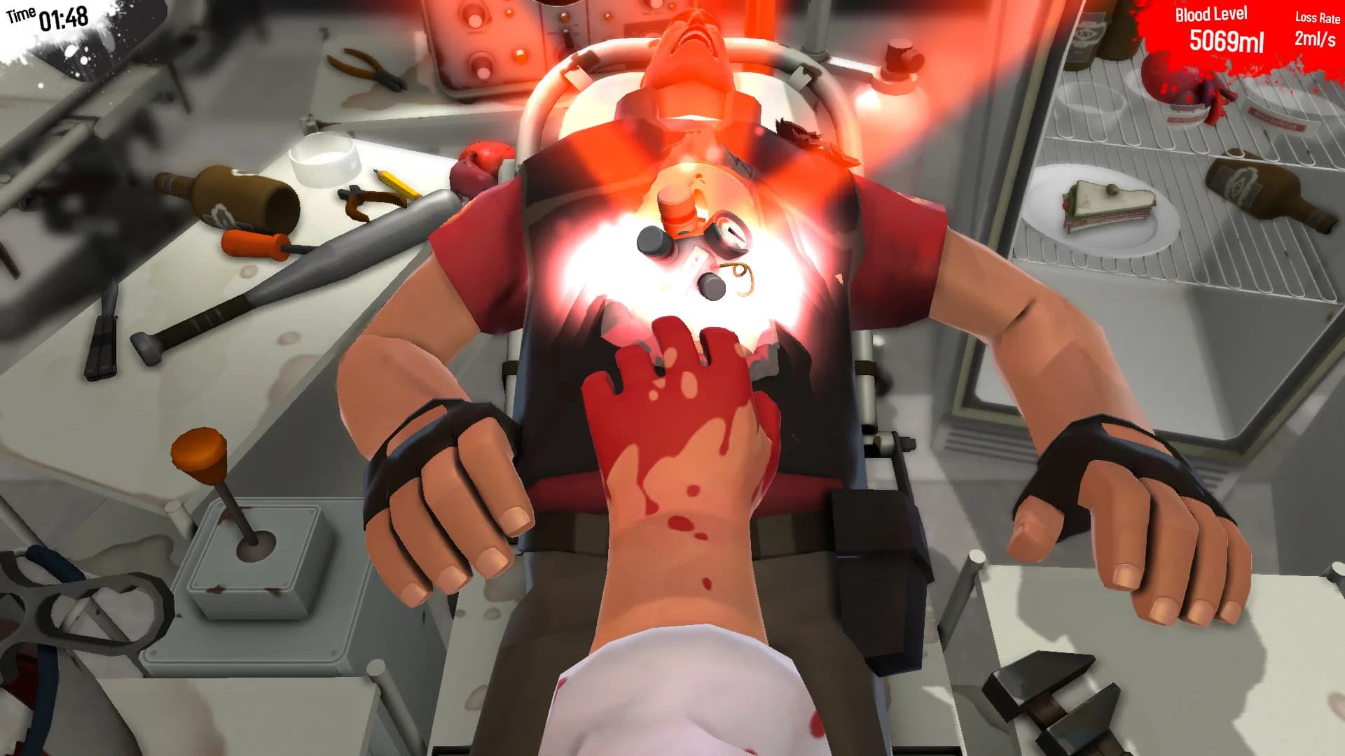 Surgeon Simulator screenshot screenshot 1