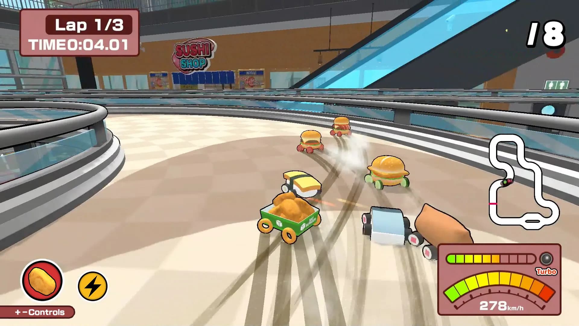 SUSHI vs BURGER Race screenshot screenshot 2