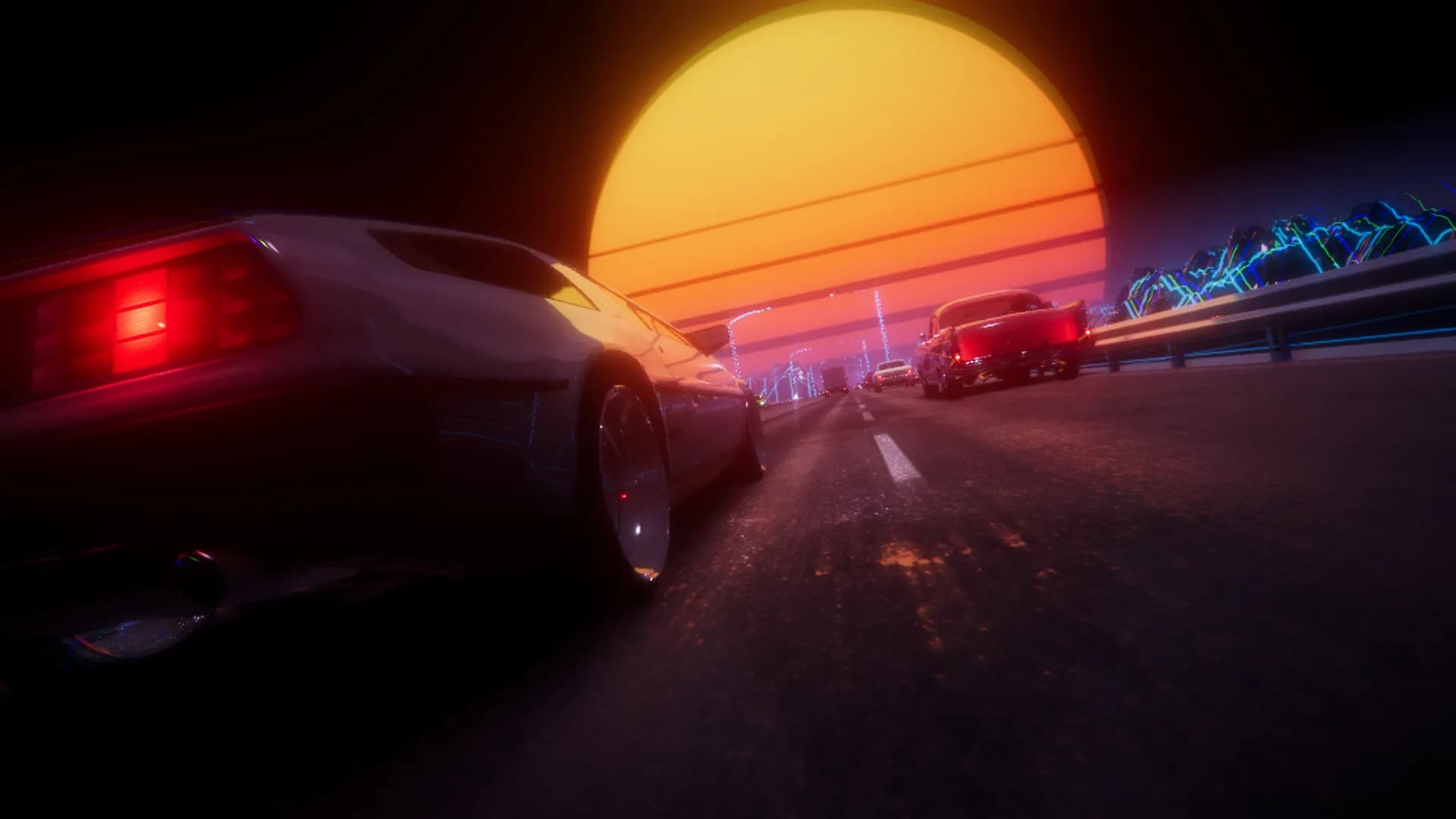 Synthwave Driver screenshot screenshot 0