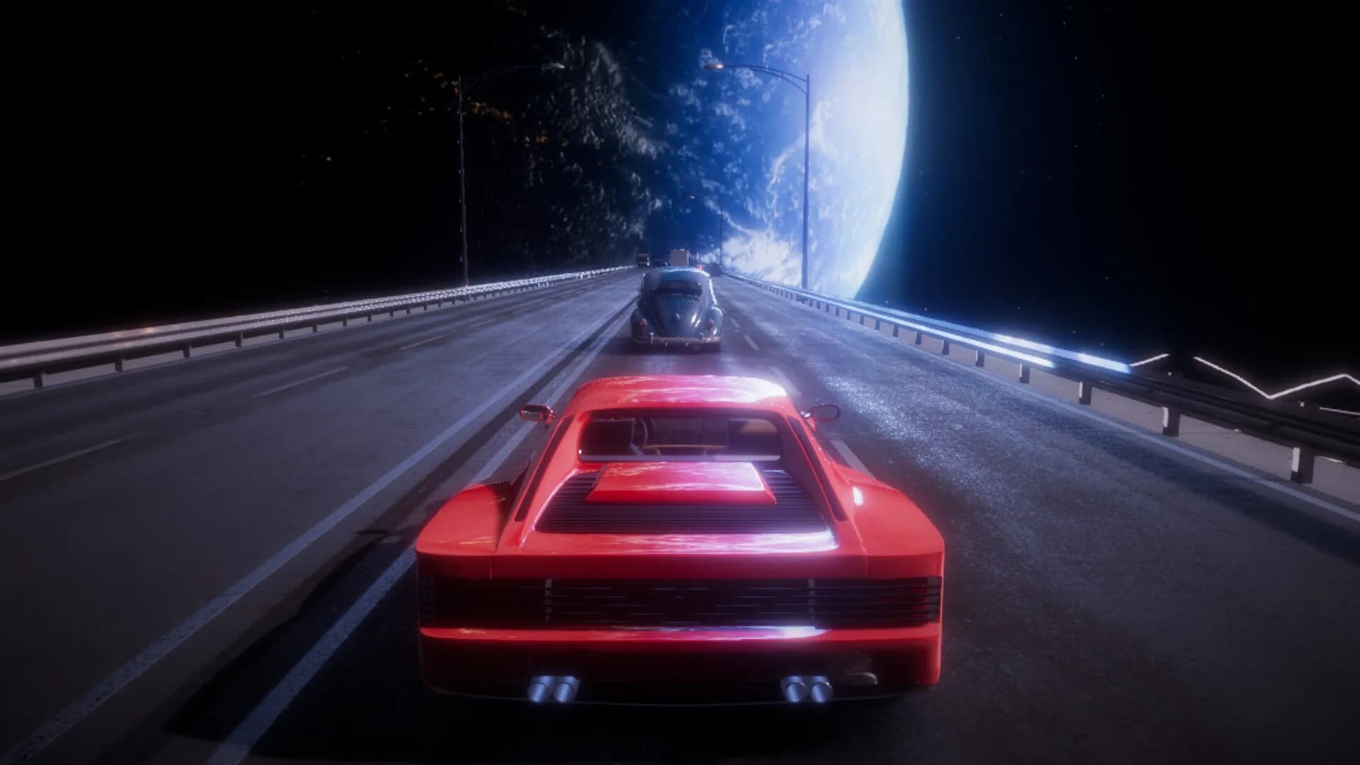 Synthwave Driver screenshot screenshot 1