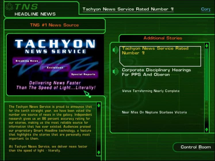 Tachyon: The Fringe screenshot screenshot 1