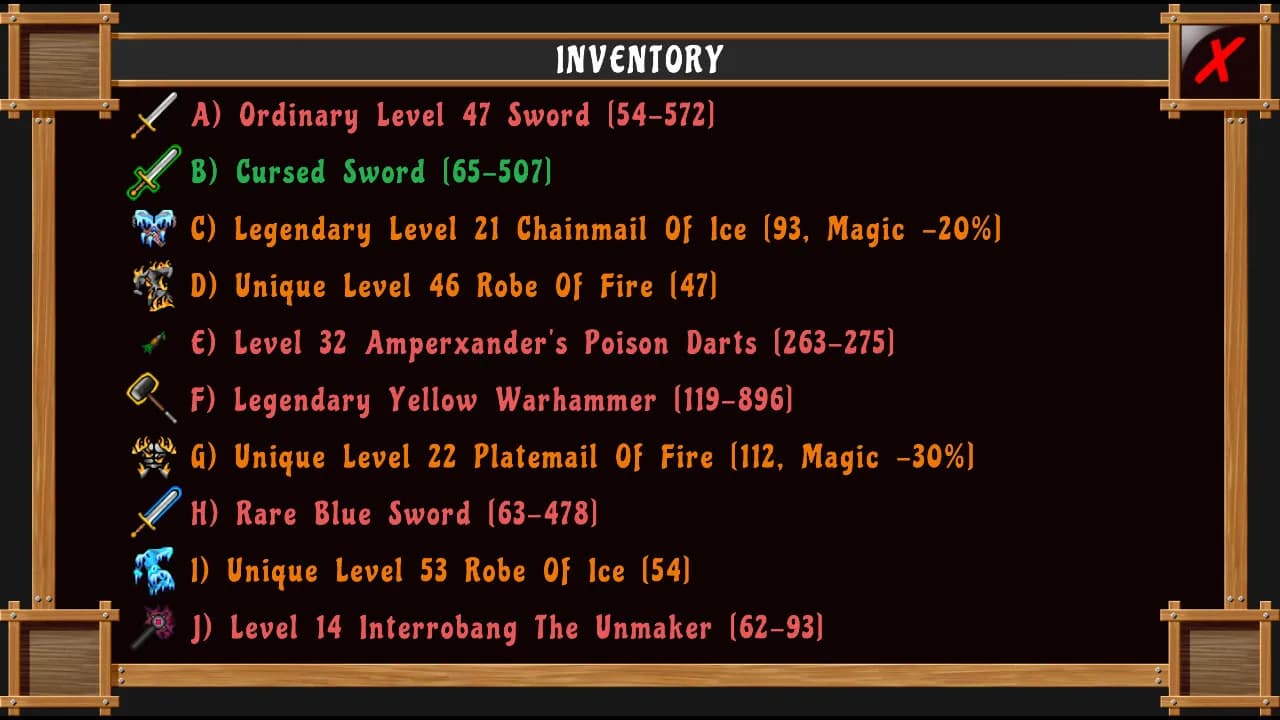 The Curse Of Yendor screenshot screenshot 1