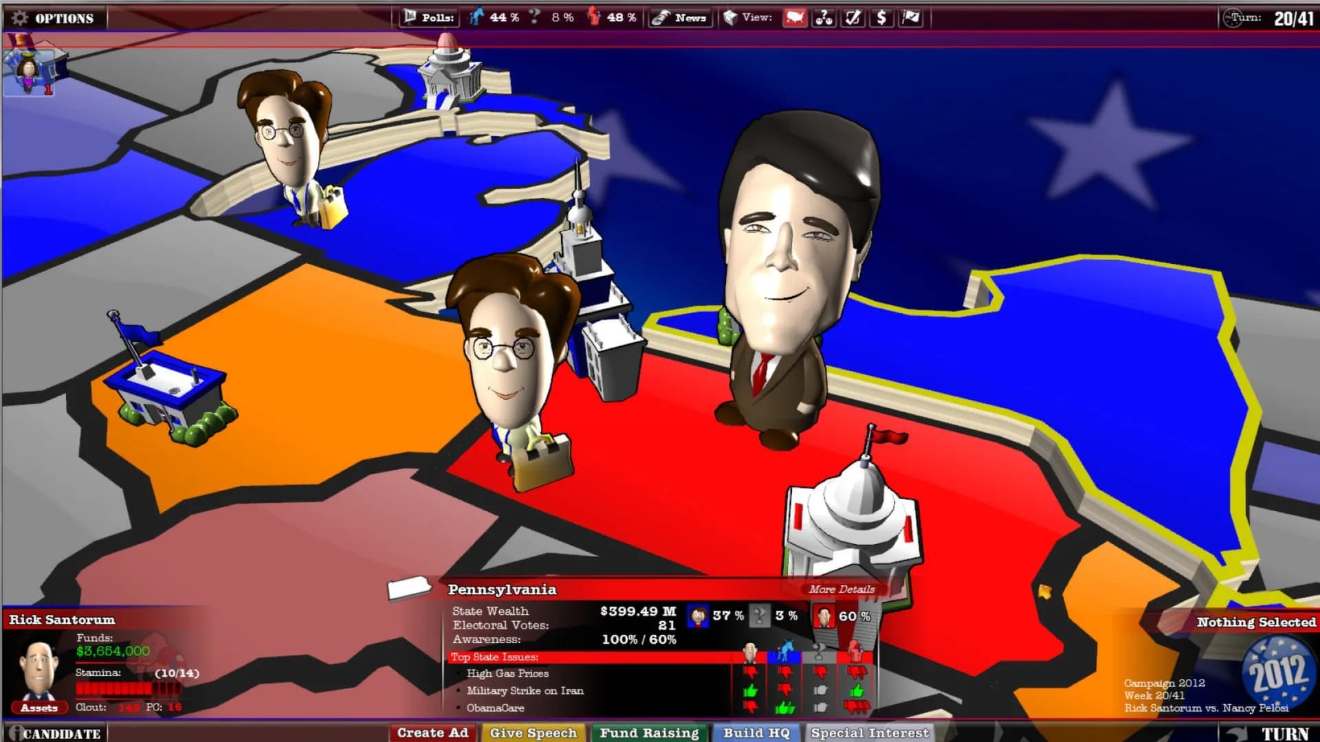 The Political Machine screenshot screenshot 0