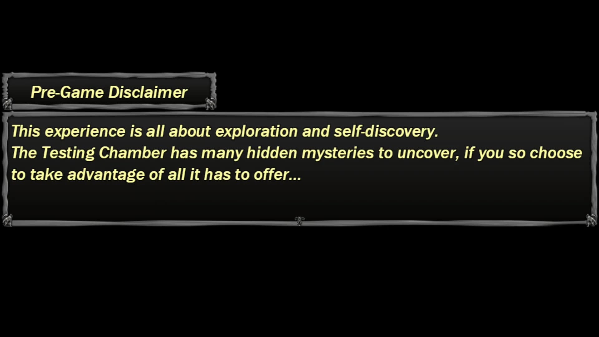 The Testing Chamber screenshot screenshot 0