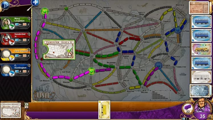 Ticket to Ride screenshot screenshot 2