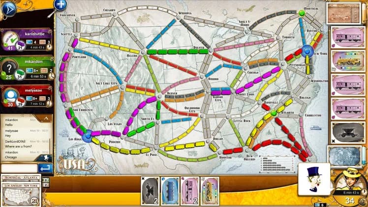 Ticket to Ride screenshot screenshot 5