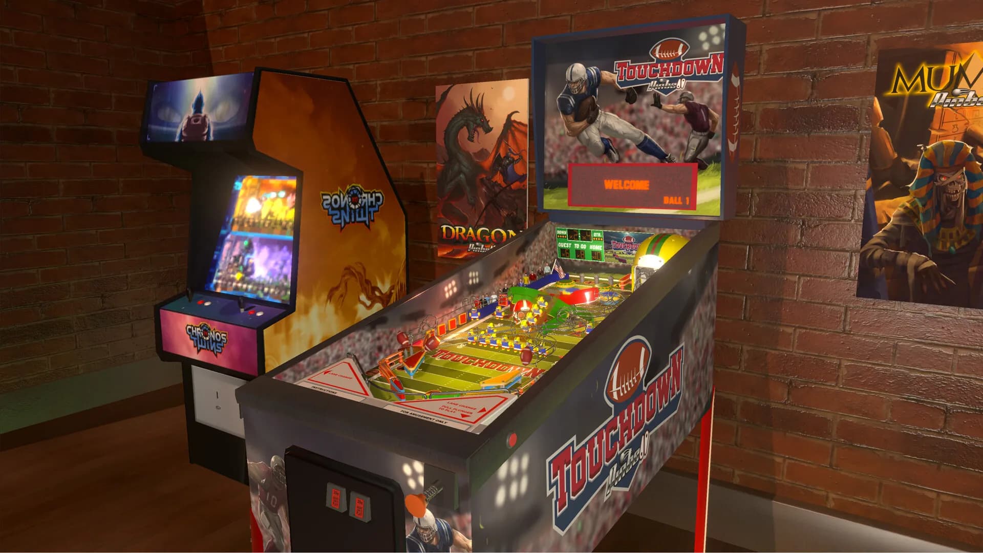 Touchdown Pinball screenshot screenshot 1
