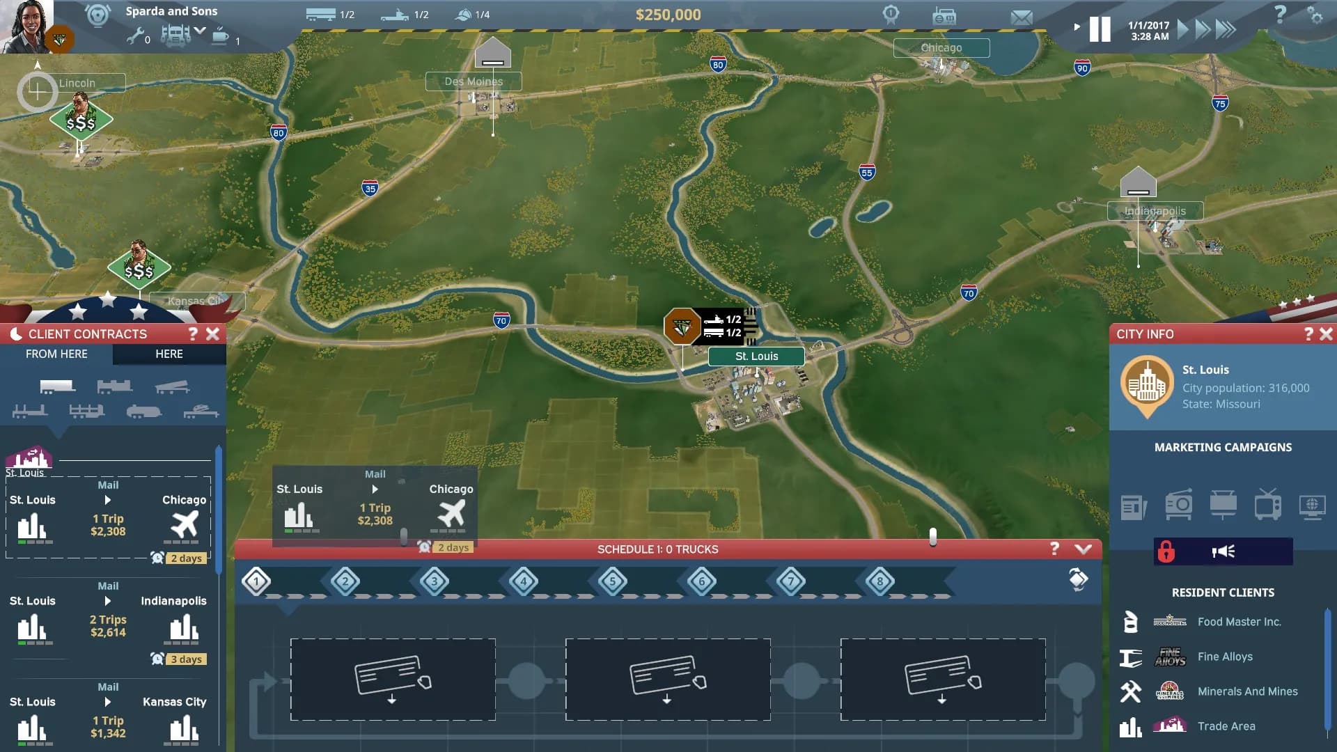 TransRoad: USA screenshot screenshot 1