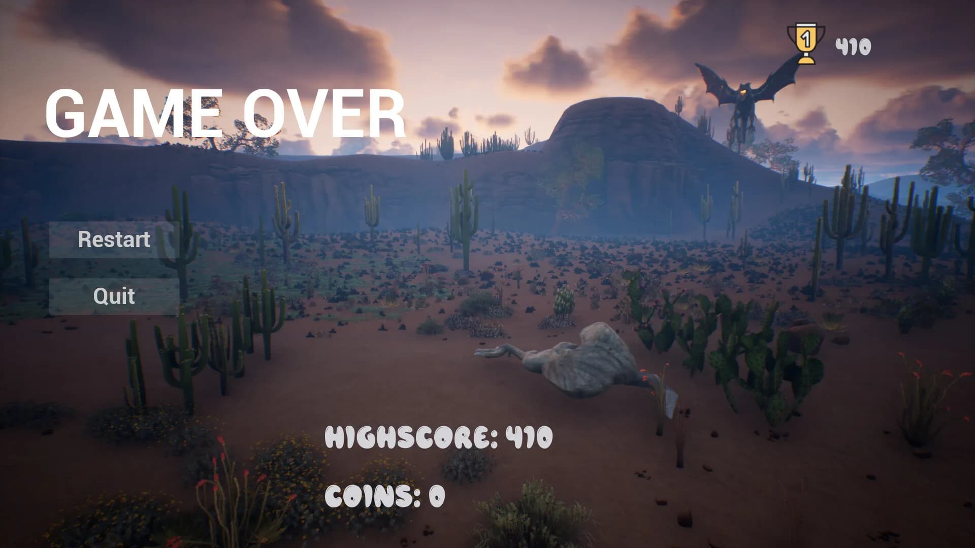 T-Rex Dinosaur Game screenshot screenshot 9