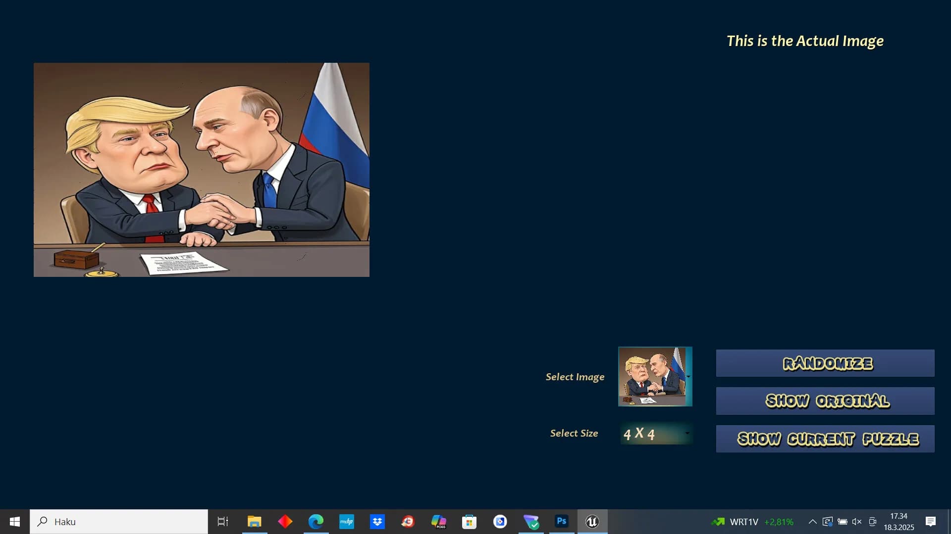 Trump Jigsaw screenshot screenshot 0
