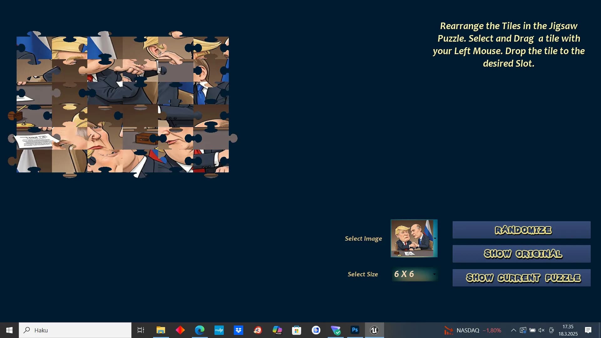 Trump Jigsaw screenshot screenshot 4