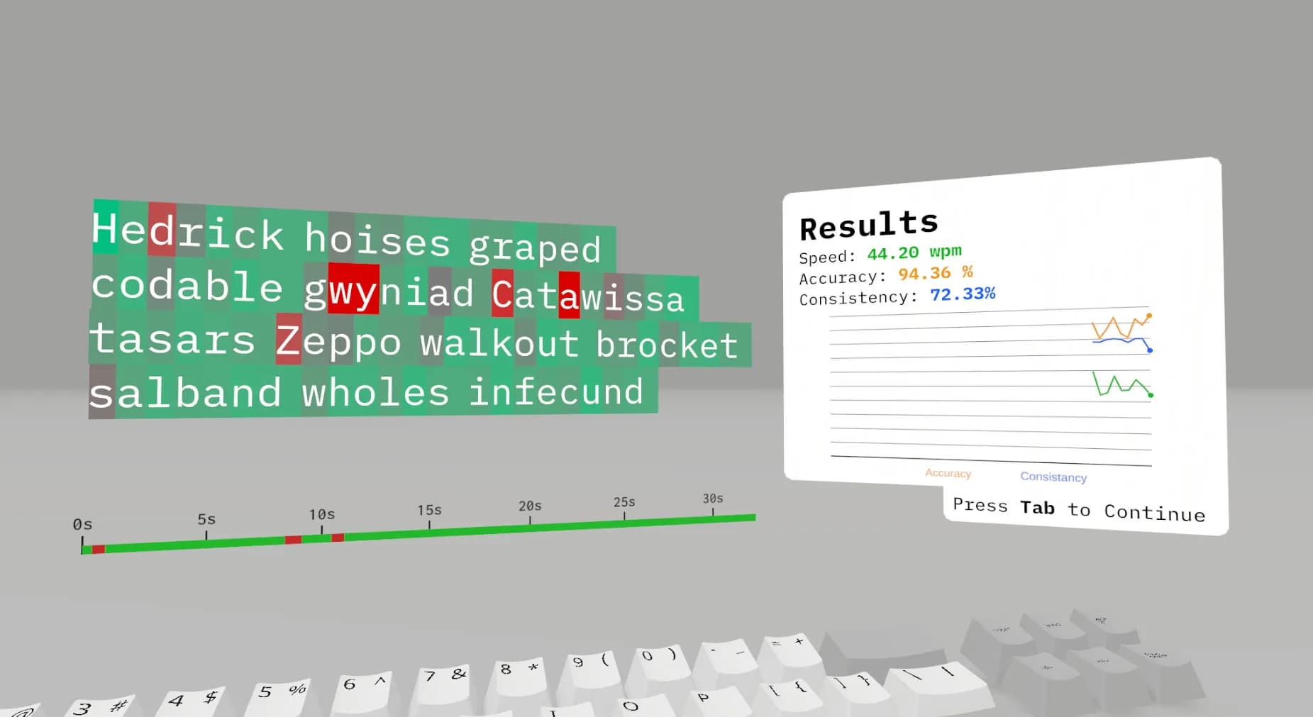 Typing Simulator screenshot screenshot 1