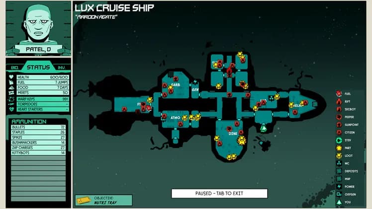 Void Bastards screenshot screenshot 2