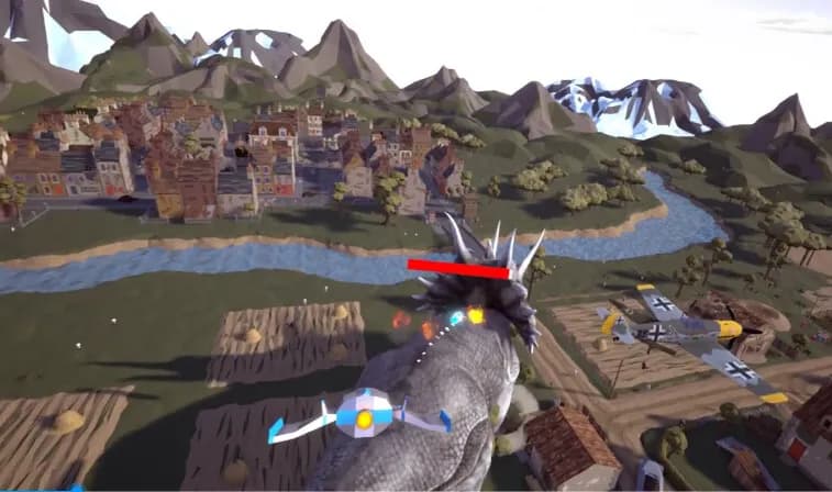 VR Dinosaur Invasion screenshot screenshot 0