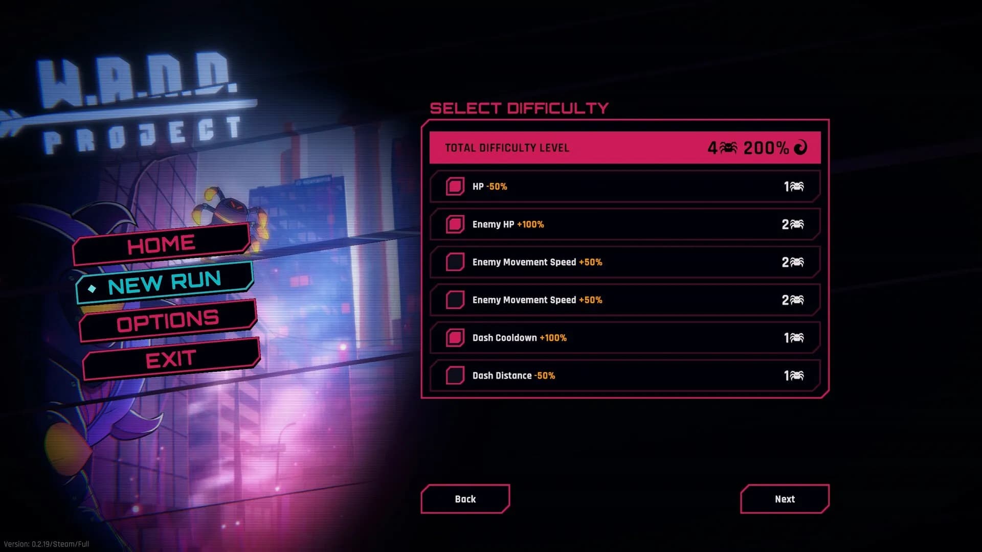 W.A.N.D. Project screenshot screenshot 8