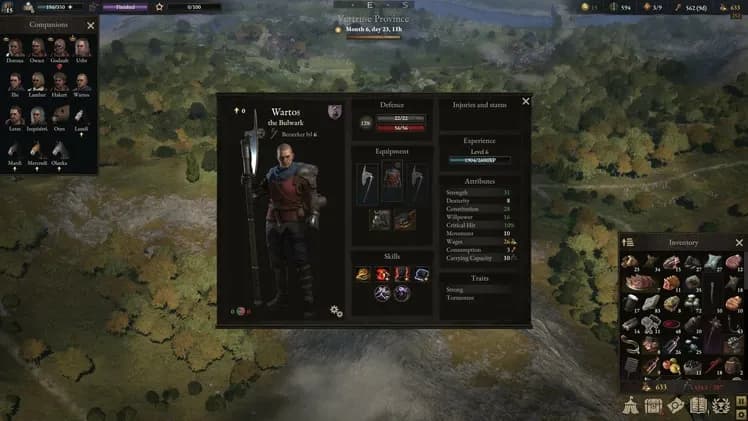 Wartales screenshot screenshot 8