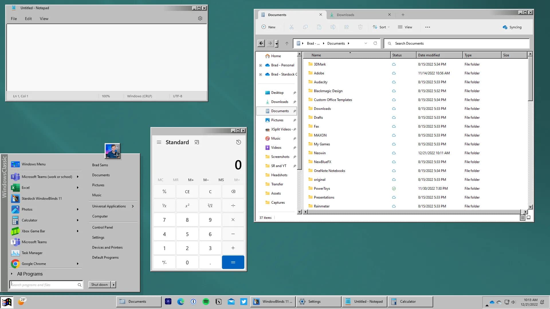 WindowBlinds 11 screenshot screenshot 0
