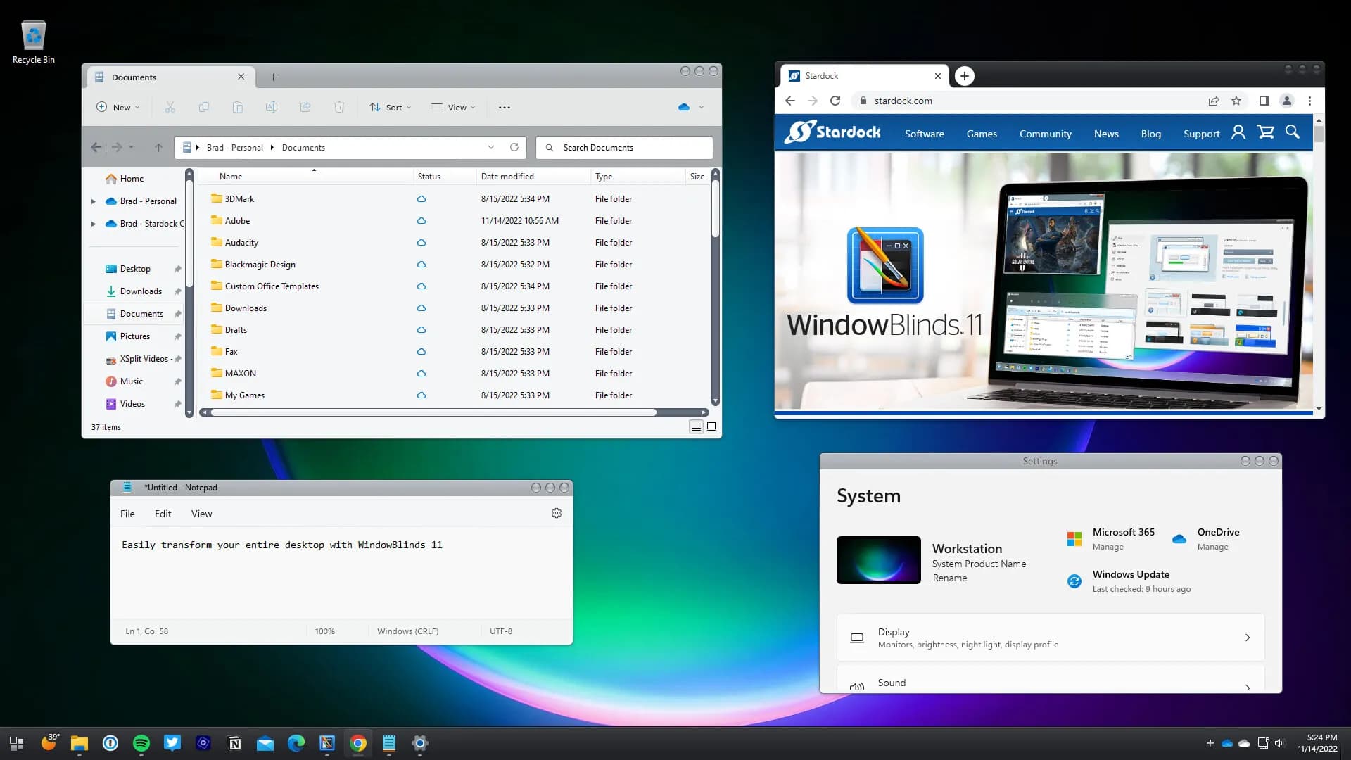 WindowBlinds 11 screenshot screenshot 3