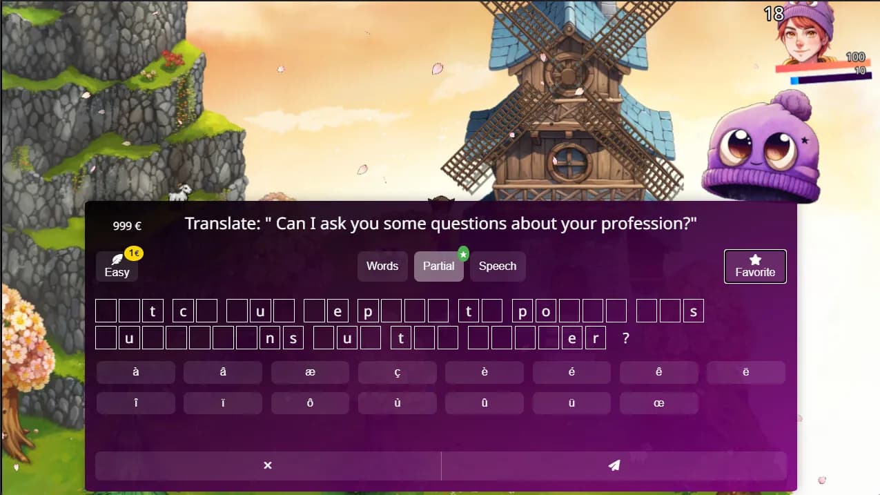 WonderLang French screenshot screenshot 1