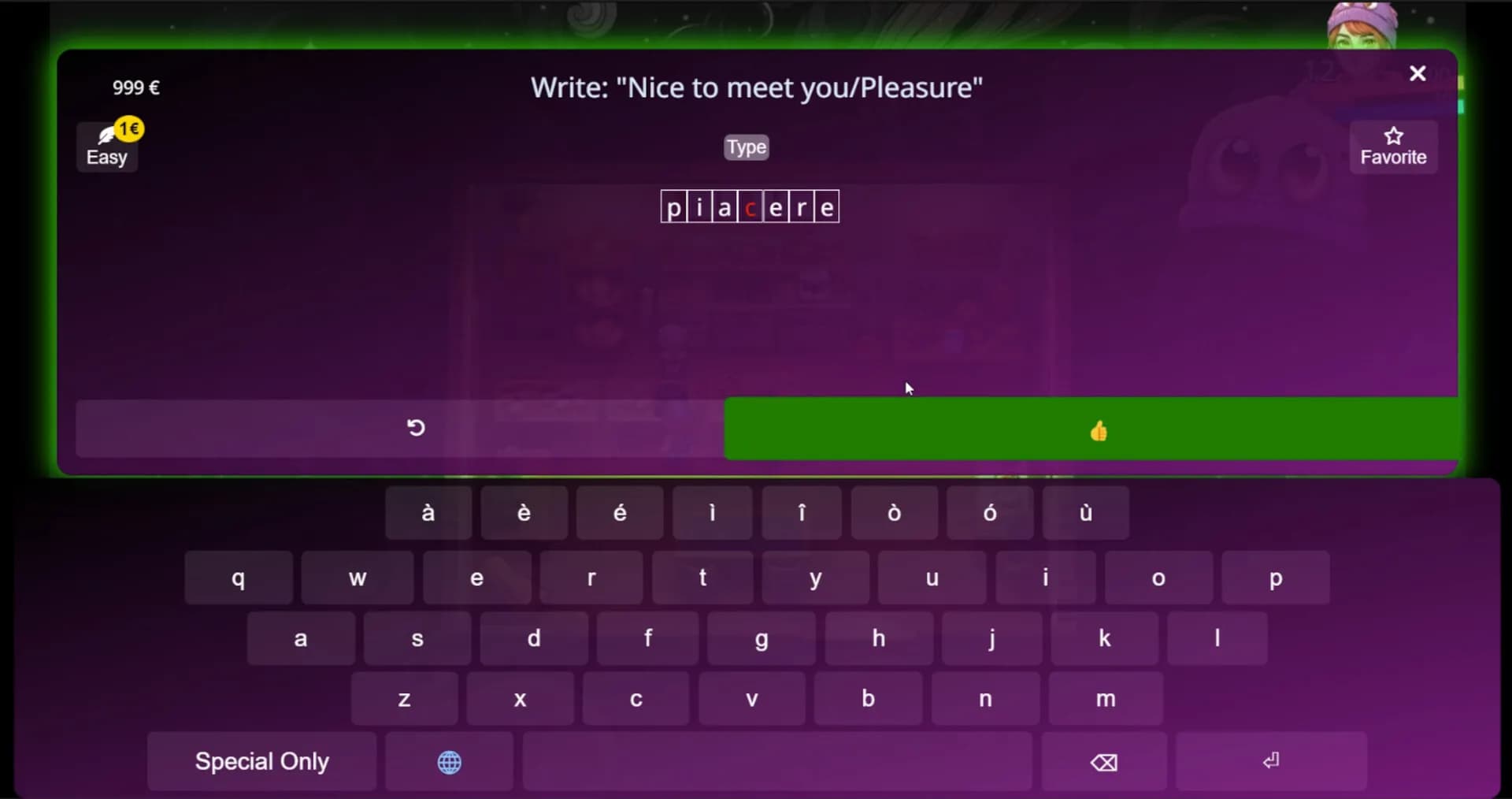 WonderLang Italian screenshot screenshot 12