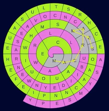WordSpiral screenshot screenshot 4