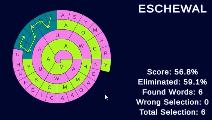 WordSpiral screenshot screenshot 8