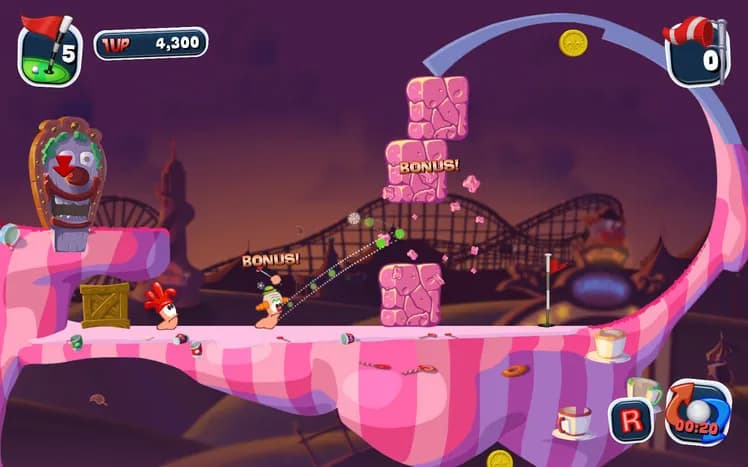 Worms Crazy Golf screenshot screenshot 10