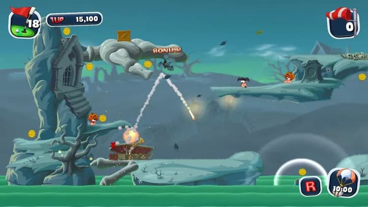 Worms Crazy Golf screenshot screenshot 2