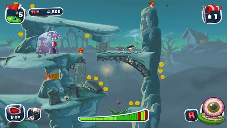 Worms Crazy Golf screenshot screenshot 4