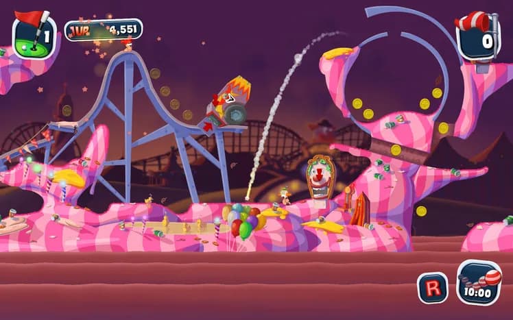 Worms Crazy Golf screenshot screenshot 7