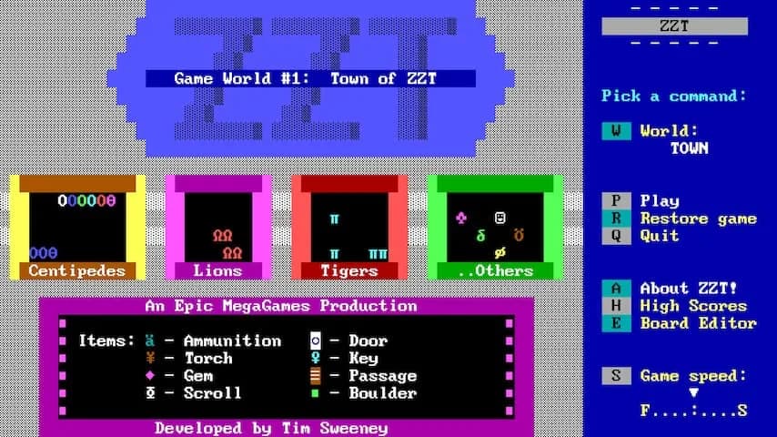 zzt! vertical card thumbnail