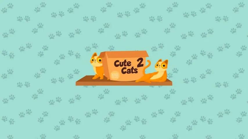 1001 jigsaw. cute cats 2 vertical card thumbnail