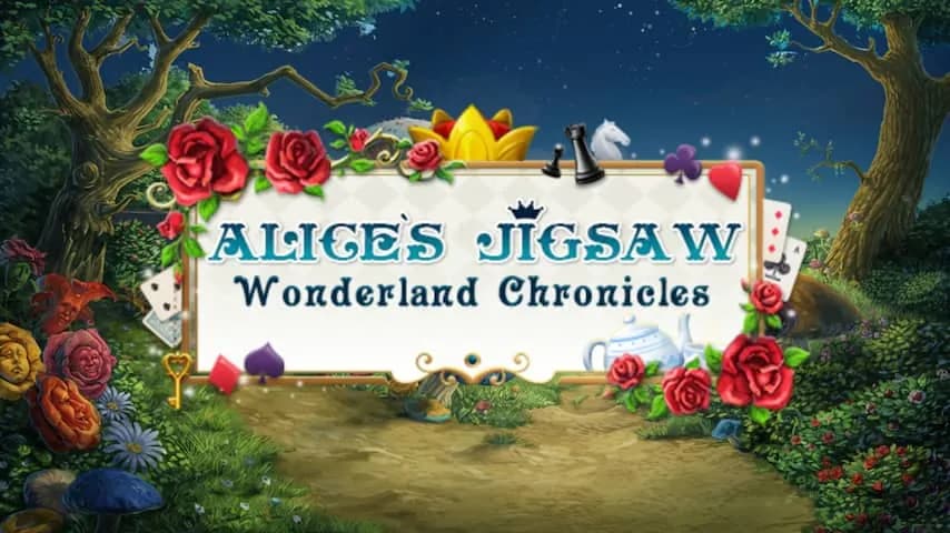 alice's jigsaw. wonderland chronicles vertical card thumbnail