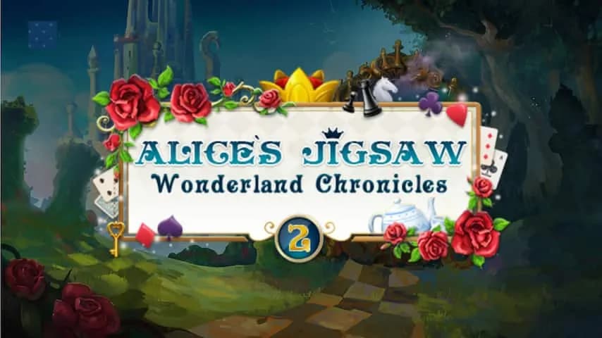 alice's jigsaw. wonderland chronicles 2 vertical card thumbnail