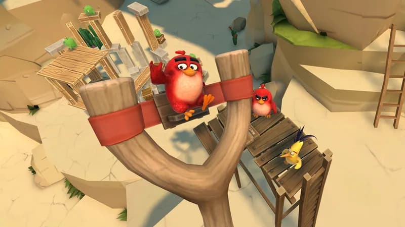 Angry Birds VR: Isle of Pigs screenshot screenshot 1