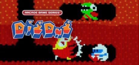arcade game series: dig dug vertical card thumbnail