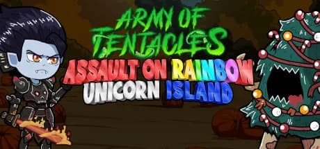 army of tentacles: assault on rainbow unicorn island vertical card thumbnail