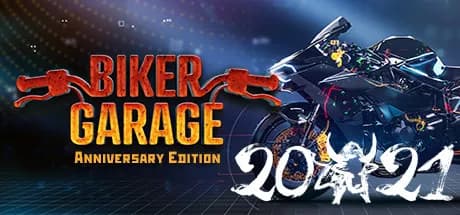 biker garage: mechanic simulator vertical card thumbnail