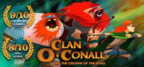 clan o'conall and the crown of the stag vertical card thumbnail