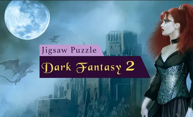 dark fantasy 2: jigsaw puzzle vertical card thumbnail