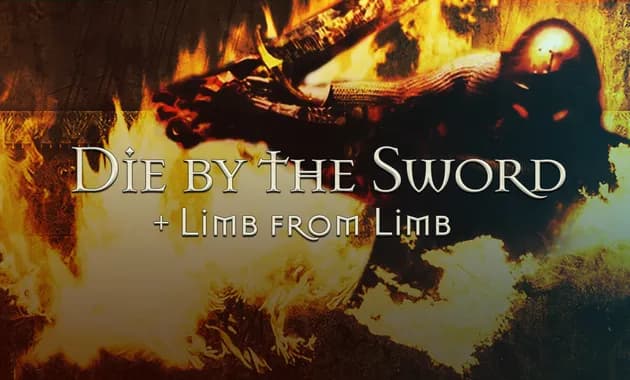 die by the sword + limb from limb vertical card thumbnail
