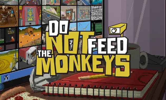 do not feed the monkeys vertical card thumbnail