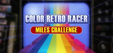 first steam game vhs - color retro racer : miles challenge vertical card thumbnail