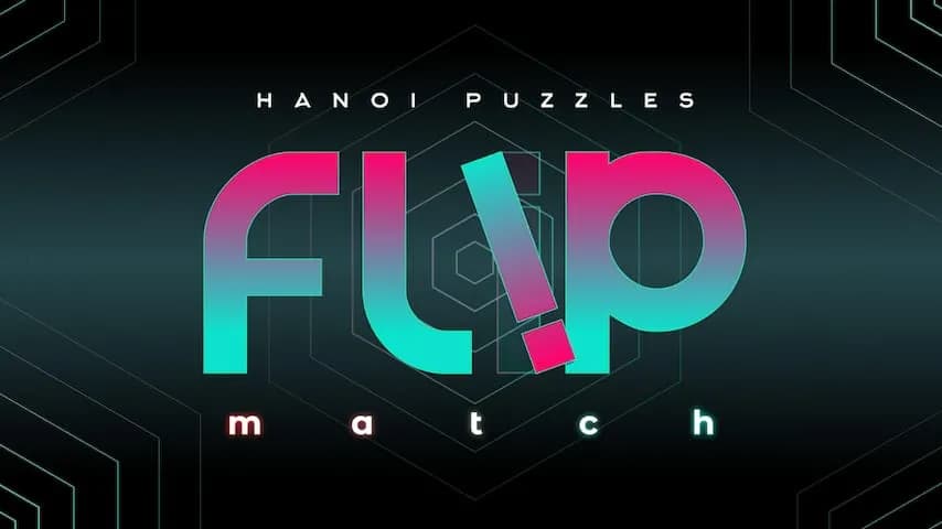 hanoi puzzles - flip match vertical card thumbnail