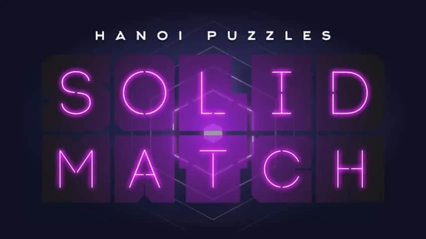 hanoi puzzles - solid match vertical card thumbnail